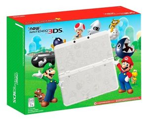 NEW NINTENDO 3DS SUPER MARIO WHITE EDITION