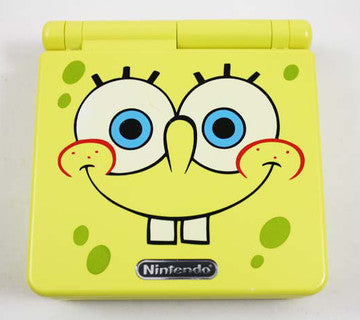GAMEBOY ADVANCE SP YELLOW SPONGEBOB EDITION
