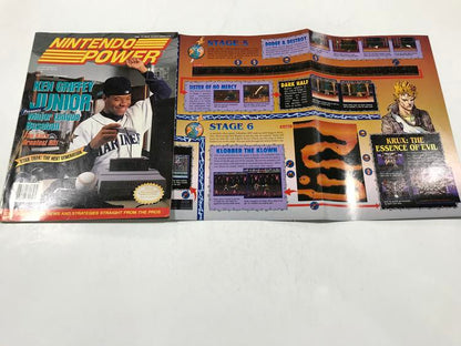 NINTENDO POWER GAMER MAGAZINE VOLUME 59 WITH POSTER - KEN GRIFFEY JR. MAJOR LEAGUE BASEBALL