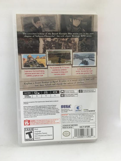 VALKYRIA CHRONICLES 4