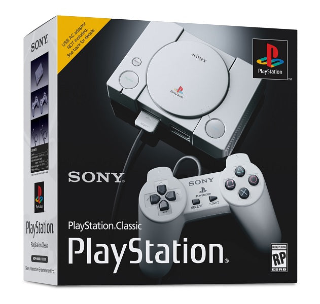 PS1 CLASSIC EDITION + 2 CONTROLLER (COMPLETE IN BOX)