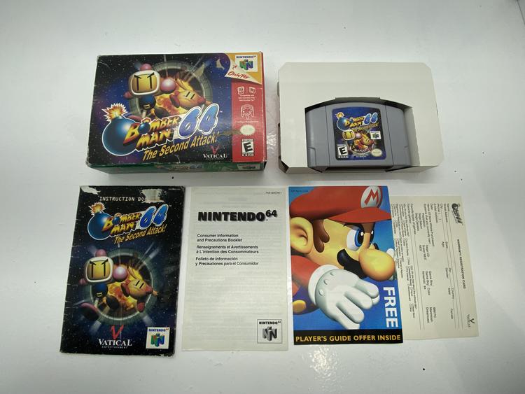 BOMBERMAN 64 SECOND ATTACK (COMPLETE IN BOX)
