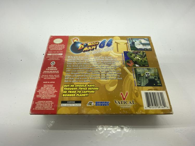 BOMBERMAN 64 SECOND ATTACK (COMPLETE IN BOX)