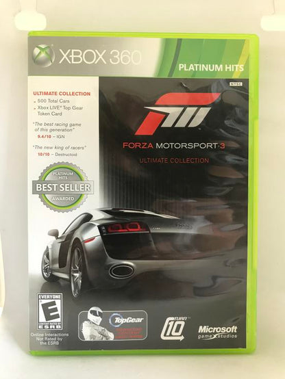 FORZA MOTORSPORT 3 ULTIMATE COLLECTION (COMPLETE IN BOX) (usagé)