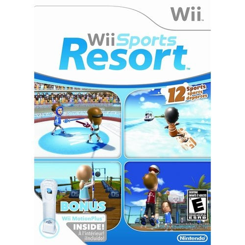 WII SPORTS RESORT MOTION PLUS BUNDLE WITH CONTROLLER (COMPLETE IN BOX)