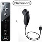 CONTROLLER REMOTE MOTION PLUS & NUNCHUK BLACK BUNDLE NINTENDO (Wii)
