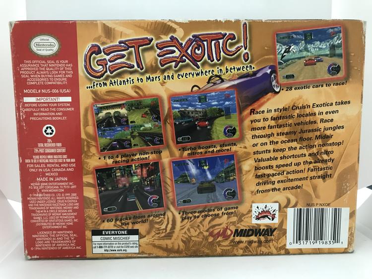 CRUIS'N EXOTICA (COMPLETE IN BOX)