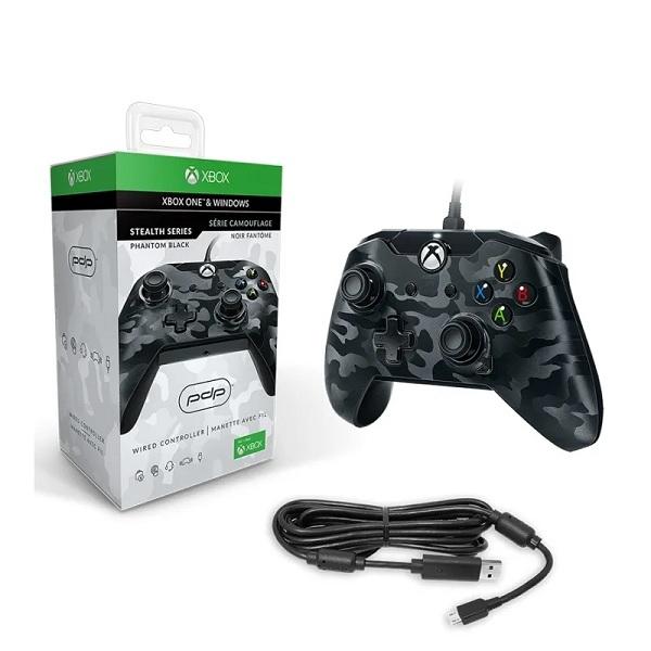CONTROLLER WIRED PDP PHANTOM BLACK (XBOX ONE / XBOX SERIES)