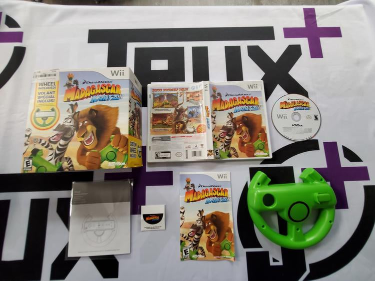 MADAGASCAR KARTZ WITH WHEEL (COMPLETE IN BOX)