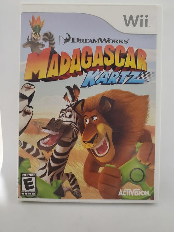 MADAGASCAR KARTZ WITH WHEEL (COMPLETE IN BOX) (usagé)