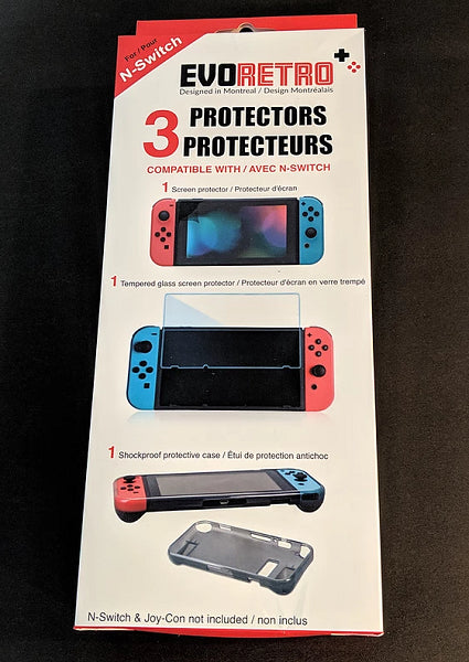 SCREEN PROTECTIVE + PROTECTIVE CASE SWITCH