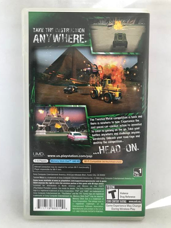 TWISTED METAL HEAD-ON GREATEST HITS (COMPLETE IN BOX)