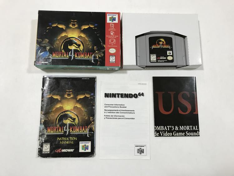 MORTAL KOMBAT 4 (COMPLETE IN BOX) (usagé)