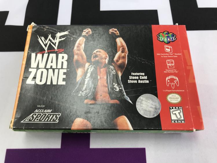 WWF WAR ZONE (COMPLETE IN BOX)