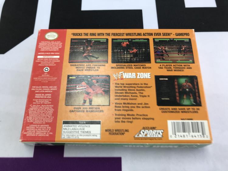 WWF WAR ZONE (COMPLETE IN BOX)