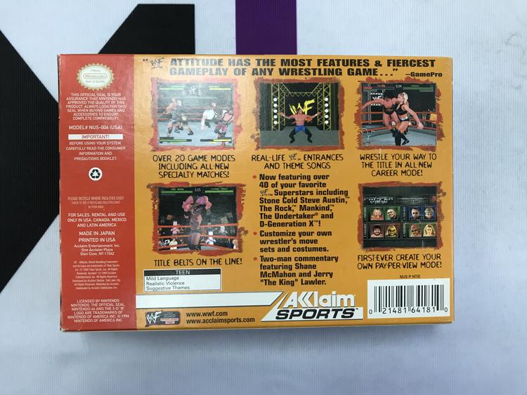 WWF ATTITUDE (COMPLETE IN BOX)