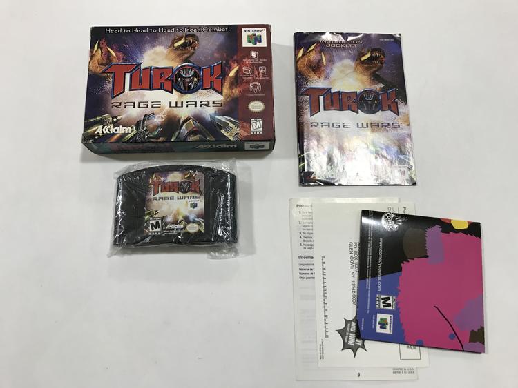 TUROK RAGE WARS (COMPLETE IN BOX)
