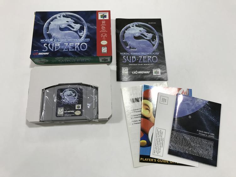 MORTAL KOMBAT MYTHOLOGIES SUB-ZERO (COMPLETE IN BOX) (usagé)