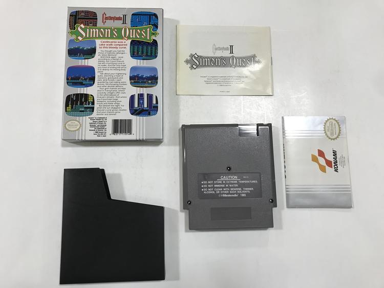 CASTLEVANIA II SIMON'S QUEST (COMPLETE IN BOX)