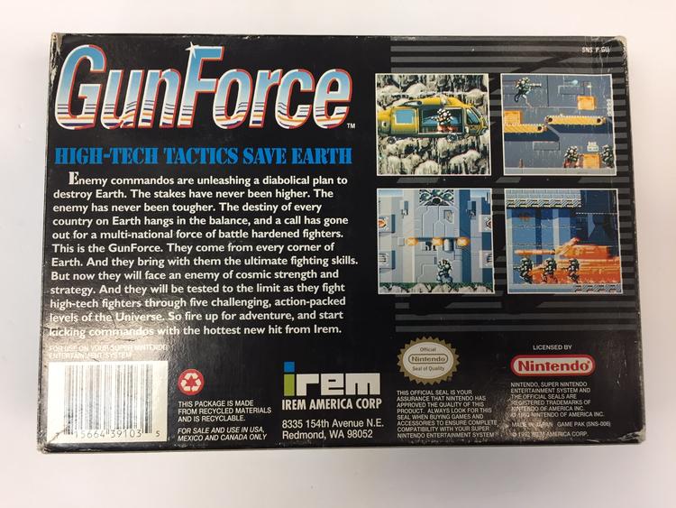 GUNFORCE (WITH BOX)