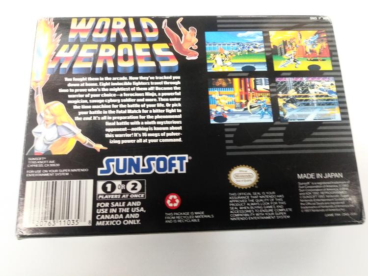 WORLD HEROES (COMPLETE IN BOX) (usagé)