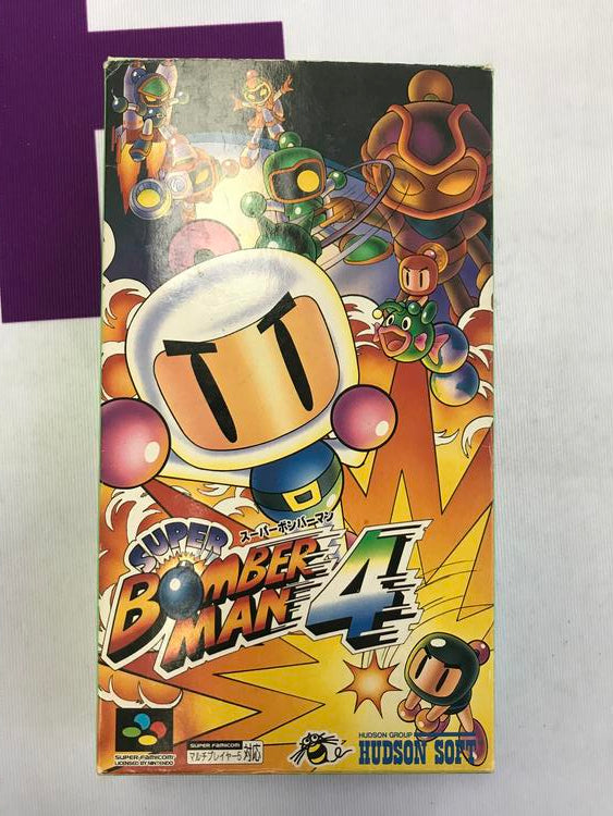 SUPER BOMBERMAN 4 JAP EDITION (COMPLETE IN BOX)
