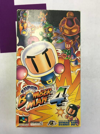 SUPER BOMBERMAN 4 JAP EDITION (COMPLETE IN BOX)