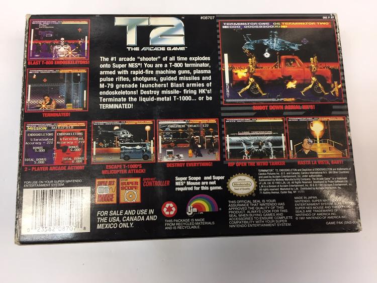 T2 THE ARCADE GAME (COMPLETE IN BOX) (usagé)