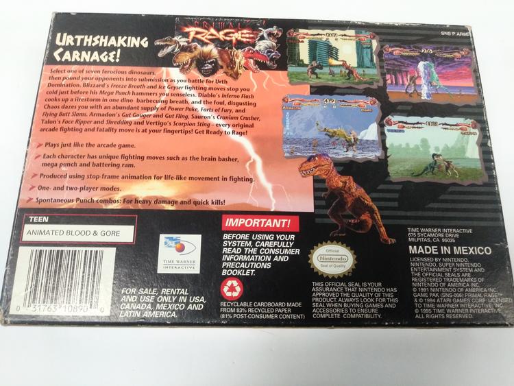 PRIMAL RAGE (WITH BOX)