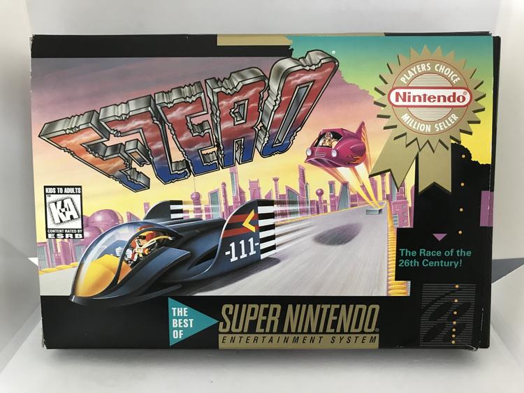 F-ZERO PLAYER'S CHOICE (COMPLETE IN BOX)