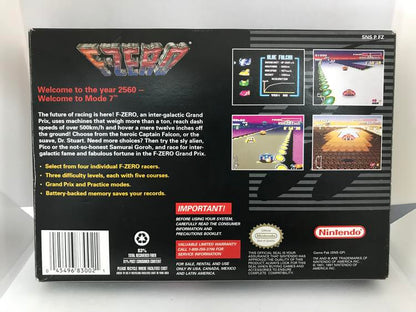 F-ZERO PLAYER'S CHOICE (COMPLETE IN BOX)