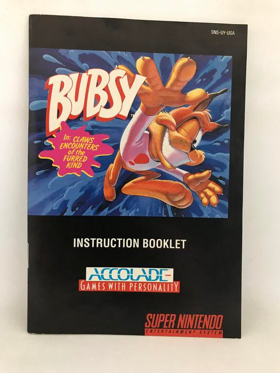 BUBSY (COMPLETE IN BOX)