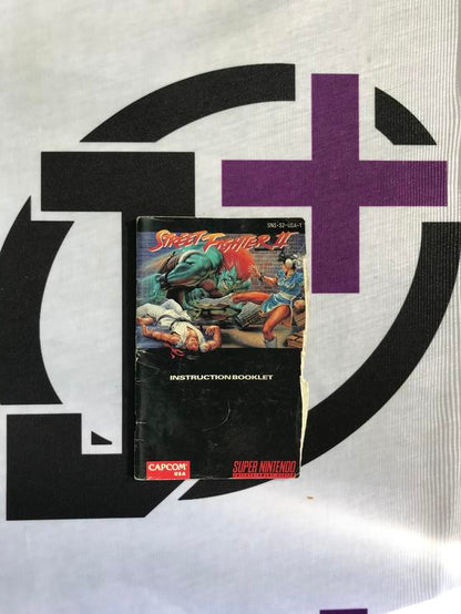 STREET FIGHTER II WITH INSTRUCTION BOOKLET ENGLISH