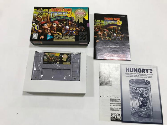 DONKEY KONG COUNTRY 2 PLAYER'S CHOICE  (COMPLETE IN BOX)
