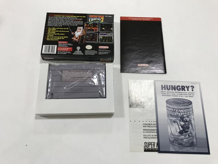 DONKEY KONG COUNTRY 2 PLAYER'S CHOICE  (COMPLETE IN BOX)