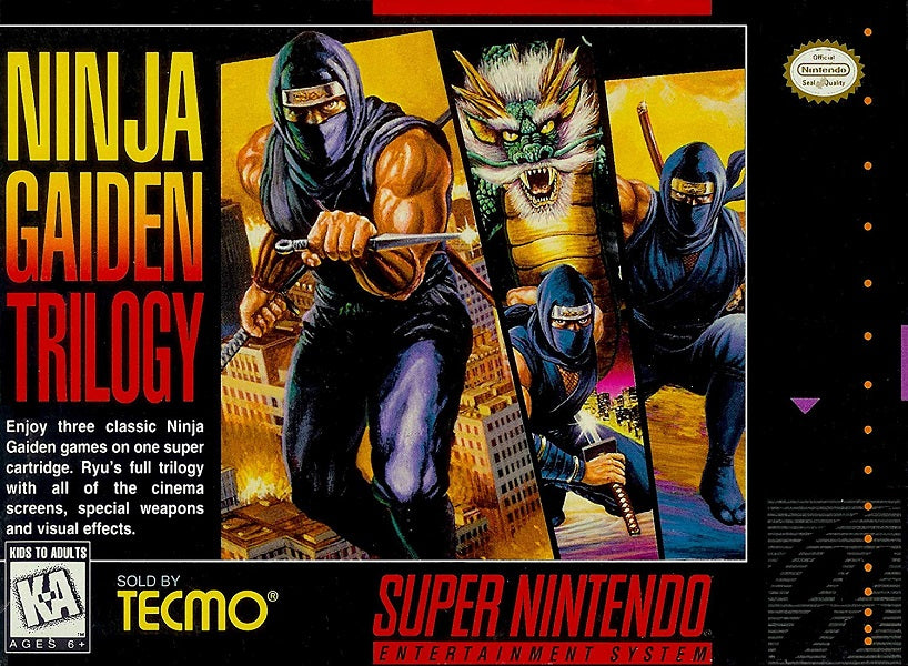 NINJA GAIDEN TRILOGY (WITH BOX) (usagé)