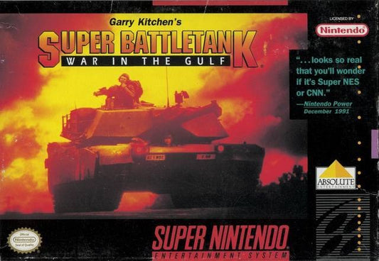 SUPER BATTLETANK WAR IN THE GULF (COMPLETE IN BOX) (usagé)