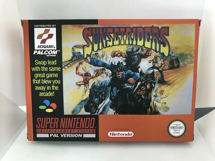 SUNSET RIDERS REPRODUCTION PAL EDITION (WITH BOX) (usagé)