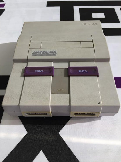 SUPER NINTENDO ENTERTAINMENT SYSTEM SUPER MARIO WORLD SUPER SET (COMPLETE IN BOX) (usagé)