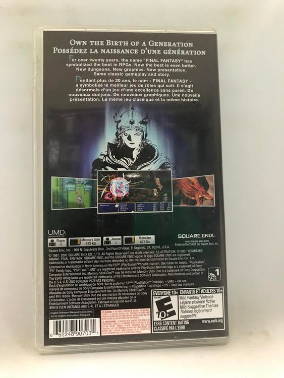 FINAL FANTASY FAVORITES EDITION (COMPLETE IN BOX)