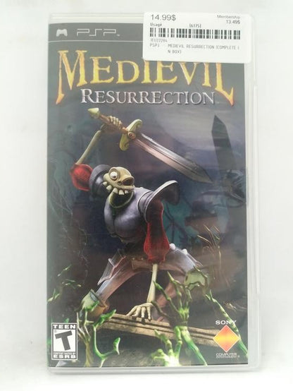 MEDIEVIL RESURRECTION (COMPLETE IN BOX)