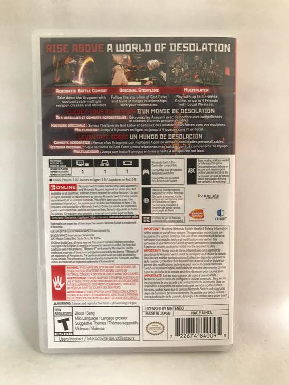 GOD EATER 3 (usagé)