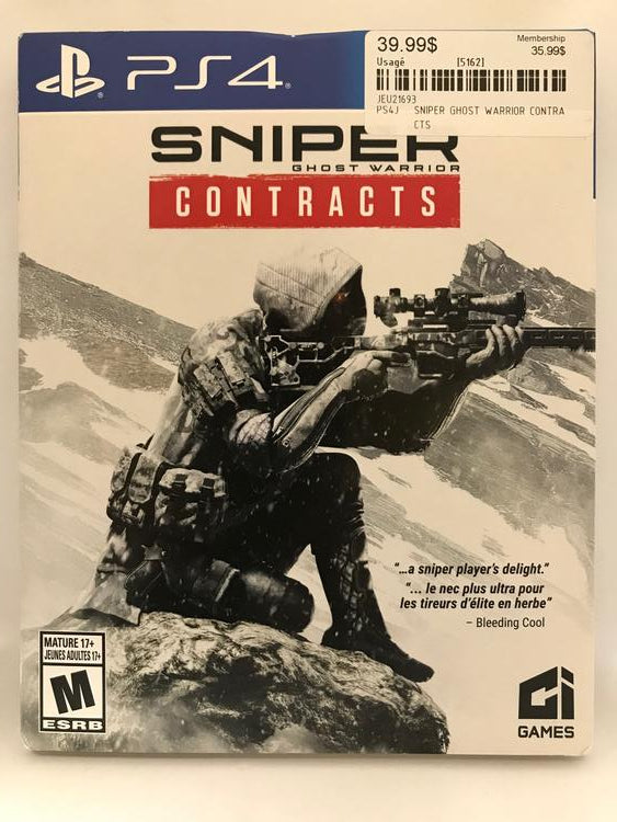 SNIPER GHOST WARRIOR CONTRACTS