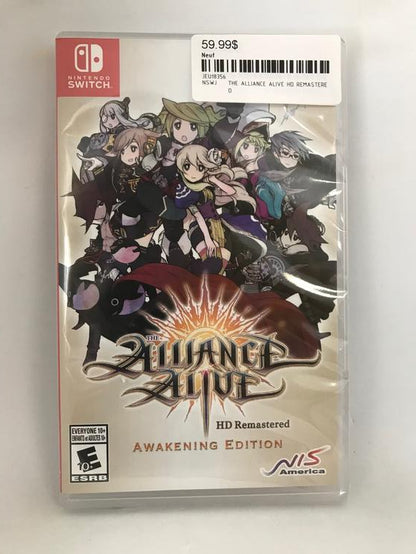 THE ALLIANCE ALIVE HD REMASTERED (usagé)