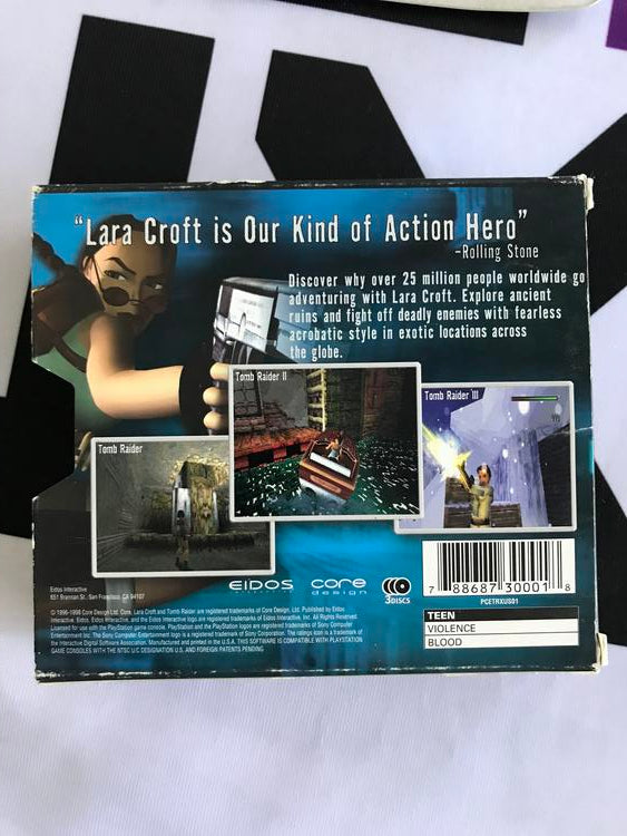 TOMB RAIDER TRILOGY COLLECTOR'S EDITION (COMPLETE IN BOX) (usagé)