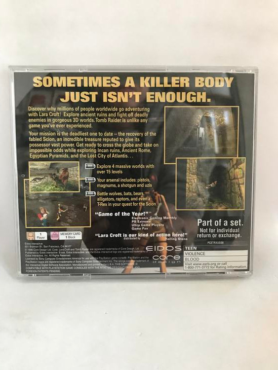 TOMB RAIDER TRILOGY COLLECTOR'S EDITION (COMPLETE IN BOX)