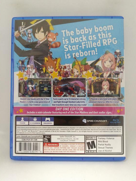 CONCEPTION PLUS MAIDEN OF THE TWELVE STARS DAY ONE EDITION