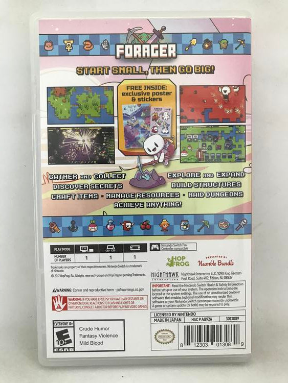 FORAGER (usagé)