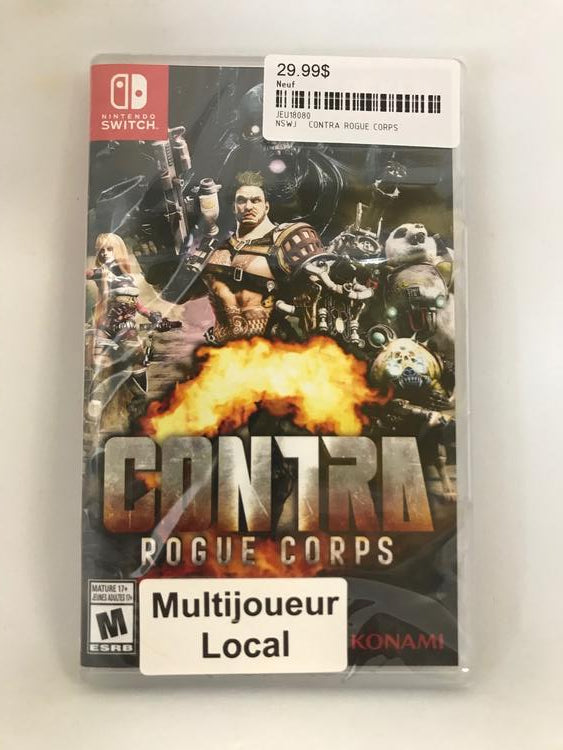 CONTRA ROGUE CORPS (usagé)