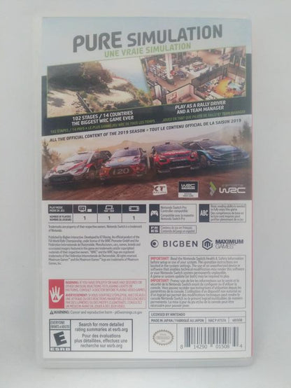 WRC 8 FIA WORLD RALLY CHAMPIONSHIP (usagé)